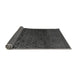 Sideview of Abstract Gray Modern Rug, abs4888gry