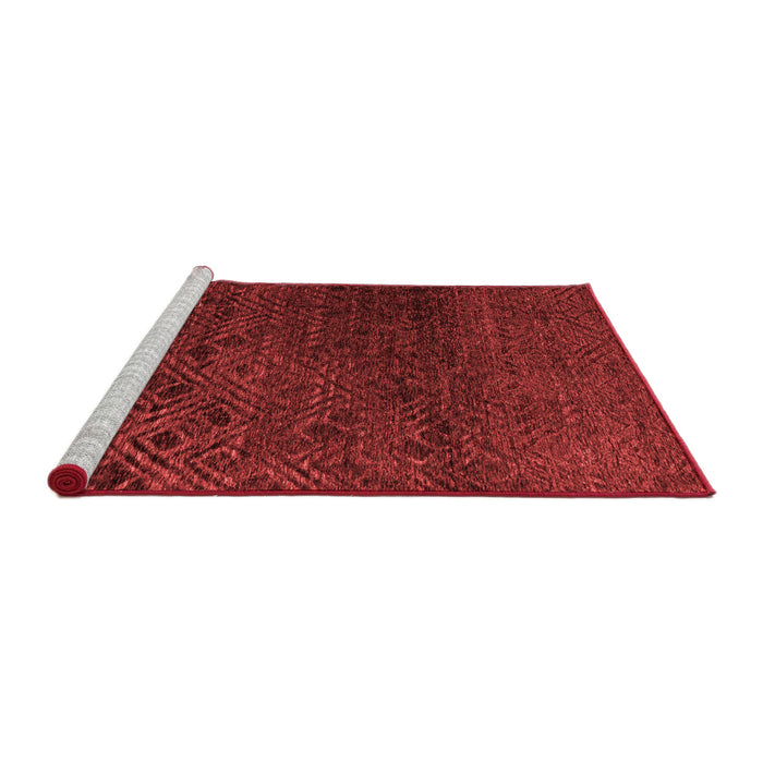 Modern Red Washable Rugs