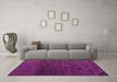 Machine Washable Abstract Pink Modern Rug in a Living Room, wshabs4888pnk