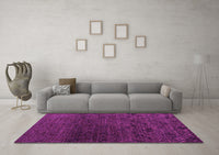 Machine Washable Abstract Pink Modern Rug, wshabs4888pnk