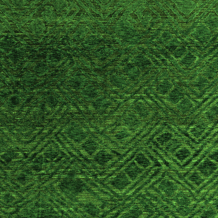 Abstract Green Modern Rug, abs4888grn