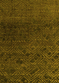 Abstract Yellow Modern Rug, abs4888yw