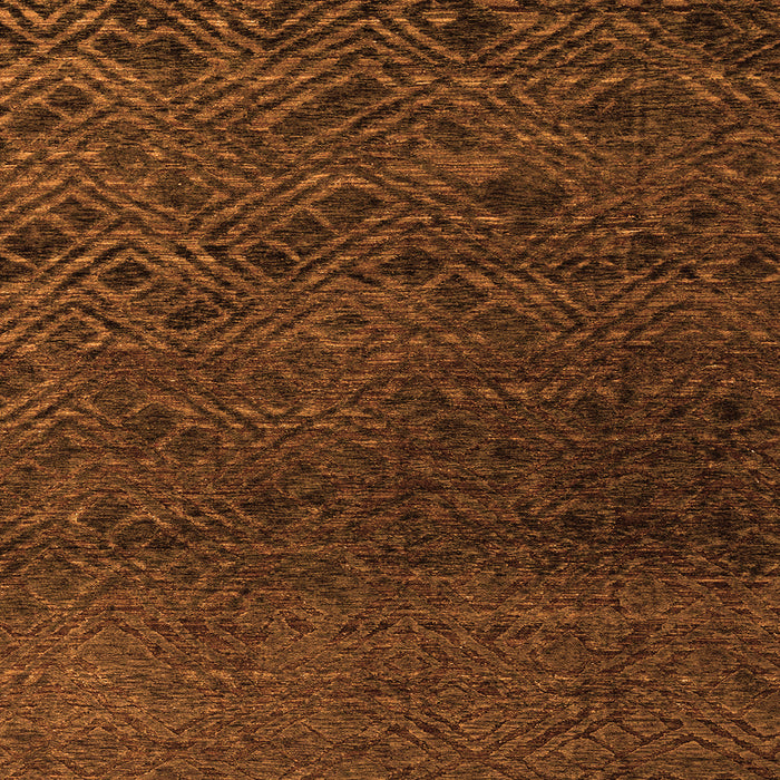 Square Abstract Orange Modern Rug, abs4888org