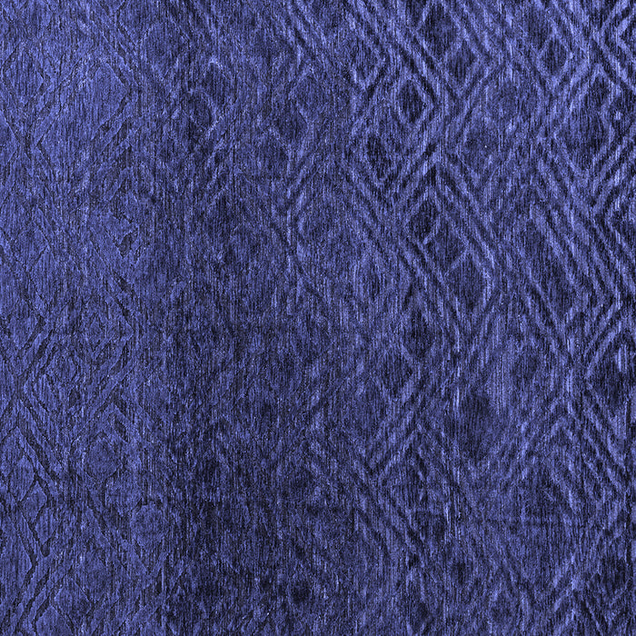 Square Abstract Blue Modern Rug, abs4888blu