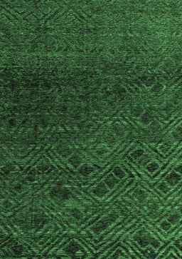 Abstract Emerald Green Modern Rug, abs4888emgrn