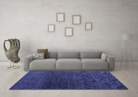 Machine Washable Abstract Blue Modern Rug, wshabs4888blu