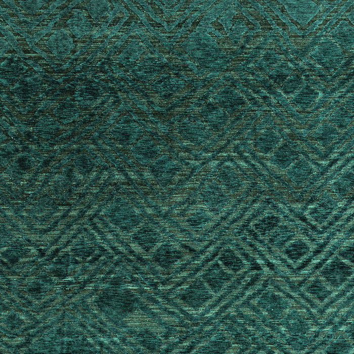 Machine Washable Abstract Turquoise Modern Area Rugs, wshabs4888turq