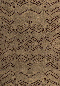 Abstract Brown Modern Rug, abs4889brn