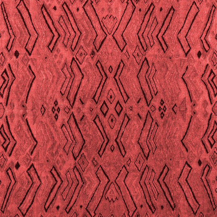 Machine Washable Abstract Red Modern Rug, wshabs4889red