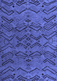 Abstract Blue Modern Rug, abs4889blu