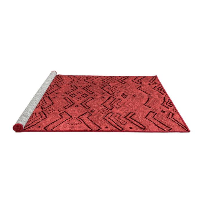 Modern Red Washable Rugs