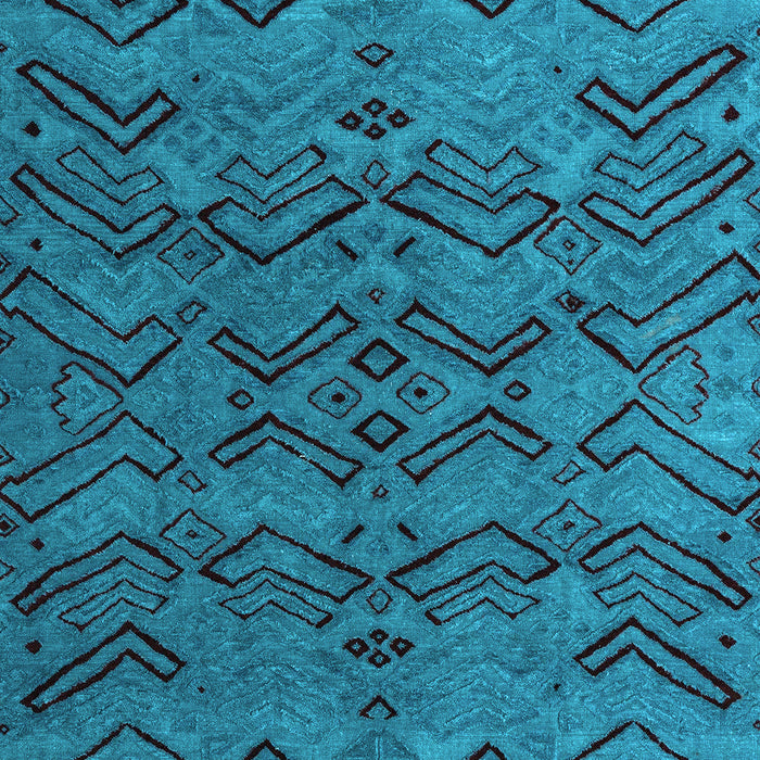 Abstract Light Blue Modern Rug, abs4889lblu