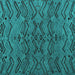 Square Abstract Turquoise Modern Rug, abs4889turq