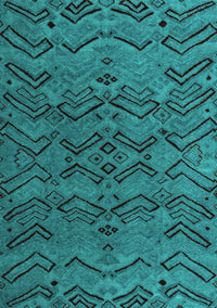 Abstract Turquoise Modern Rug, abs4889turq