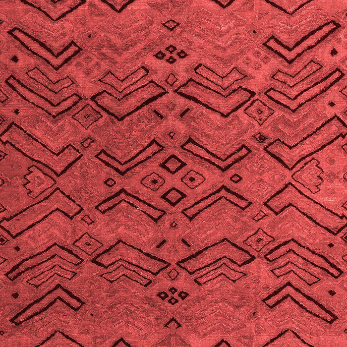 Abstract Red Modern Area Rugs