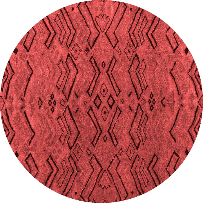 Machine Washable Abstract Red Modern Rug, wshabs4889red
