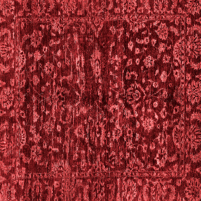 Machine Washable Abstract Red Modern Rug, wshabs488red