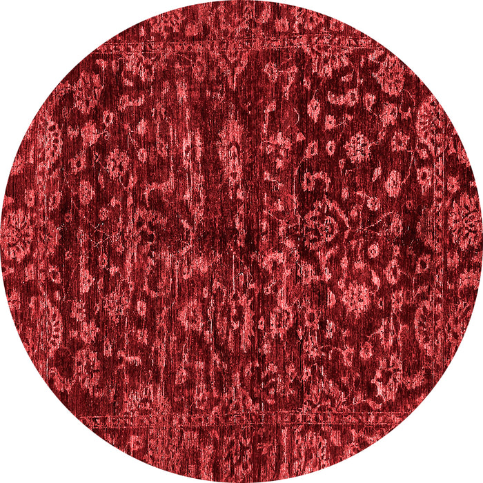 Machine Washable Abstract Red Modern Rug, wshabs488red