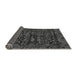 Sideview of Abstract Gray Modern Rug, abs488gry