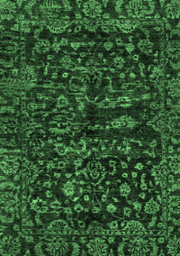 Abstract Emerald Green Modern Rug, abs488emgrn