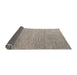 Sideview of Abstract Tan Brown Modern Rug, abs4890