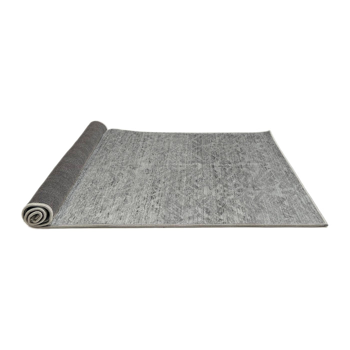 Sideview of Abstract Gray Modern Rug, abs4890gry