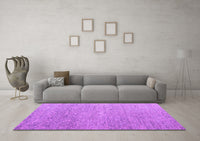 Machine Washable Abstract Purple Modern Rug, wshabs4890pur