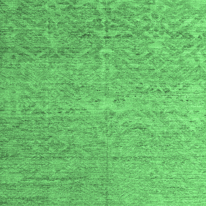 Abstract Emerald Green Modern Rug, abs4890emgrn