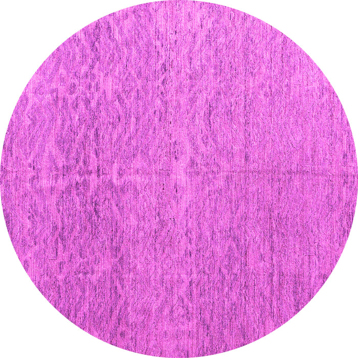 Round Abstract Pink Modern Rug, abs4890pnk
