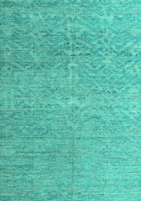 Abstract Turquoise Modern Rug, abs4890turq