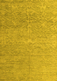 Abstract Yellow Modern Rug, abs4890yw