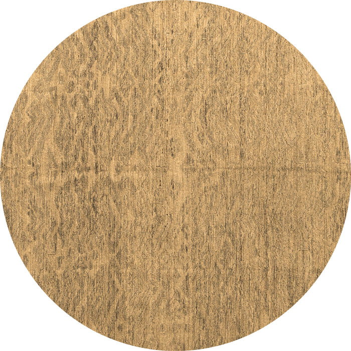 Round Abstract Brown Modern Rug, abs4890brn
