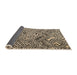 Sideview of Abstract Brown Modern Rug, abs4891