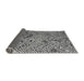 Sideview of Abstract Gray Modern Rug, abs4891gry