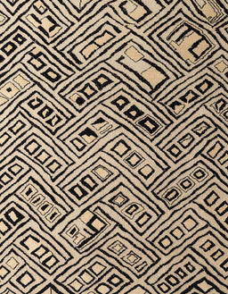 Abstract Brown Modern Rug, abs4891