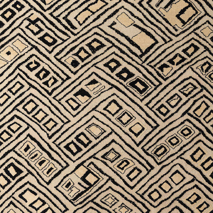 Abstract Brown Modern Rug, abs4891