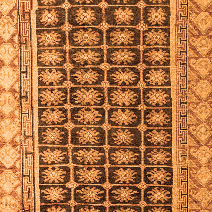 Machine Washable Abstract Orange Modern Area Rugs, wshabs4892org