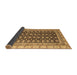 Sideview of Abstract Brown Modern Rug, abs4892brn