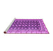 Sideview of Machine Washable Abstract Purple Modern Area Rugs, wshabs4892pur