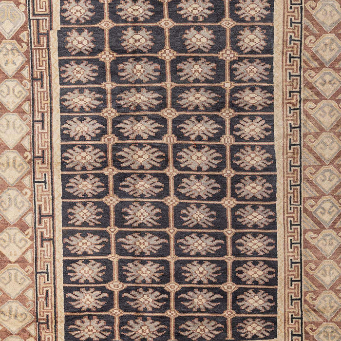 Machine Washable Abstract Brown Sugar Brown Rug, wshabs4892