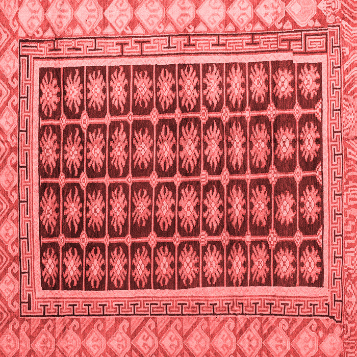 Machine Washable Abstract Red Modern Rug, wshabs4892red