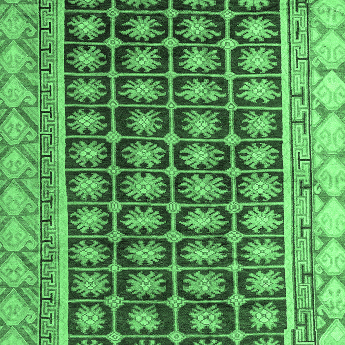 Machine Washable Abstract Emerald Green Modern Area Rugs, wshabs4892emgrn