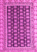 Machine Washable Abstract Pink Modern Rug, wshabs4892pnk