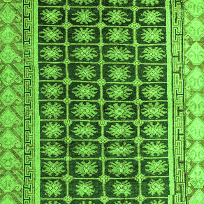 Machine Washable Abstract Green Modern Area Rugs, wshabs4892grn