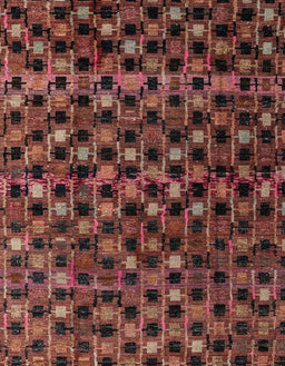 Abstract Red Modern Rug, abs4893