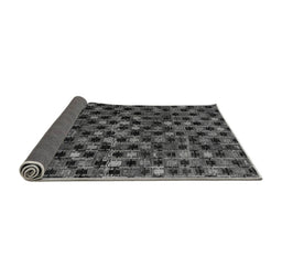 Sideview of Abstract Gray Modern Rug, abs4893gry
