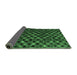 Sideview of Abstract Emerald Green Modern Rug, abs4893emgrn