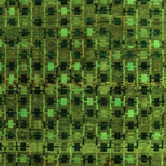 Abstract Green Modern Rug, abs4893grn