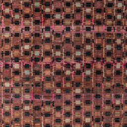 Square Abstract Red Modern Rug, abs4893