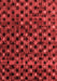 Abstract Red Modern Area Rugs